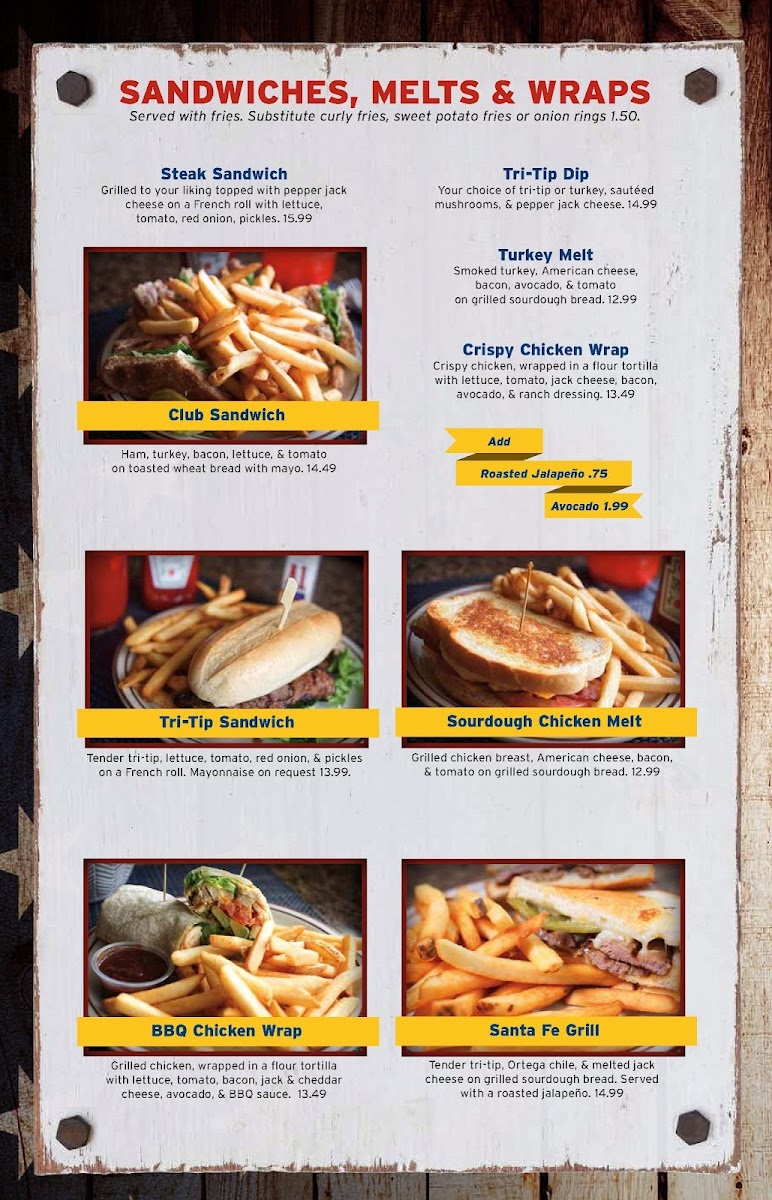 Menu Generals Cafe & Grill-10