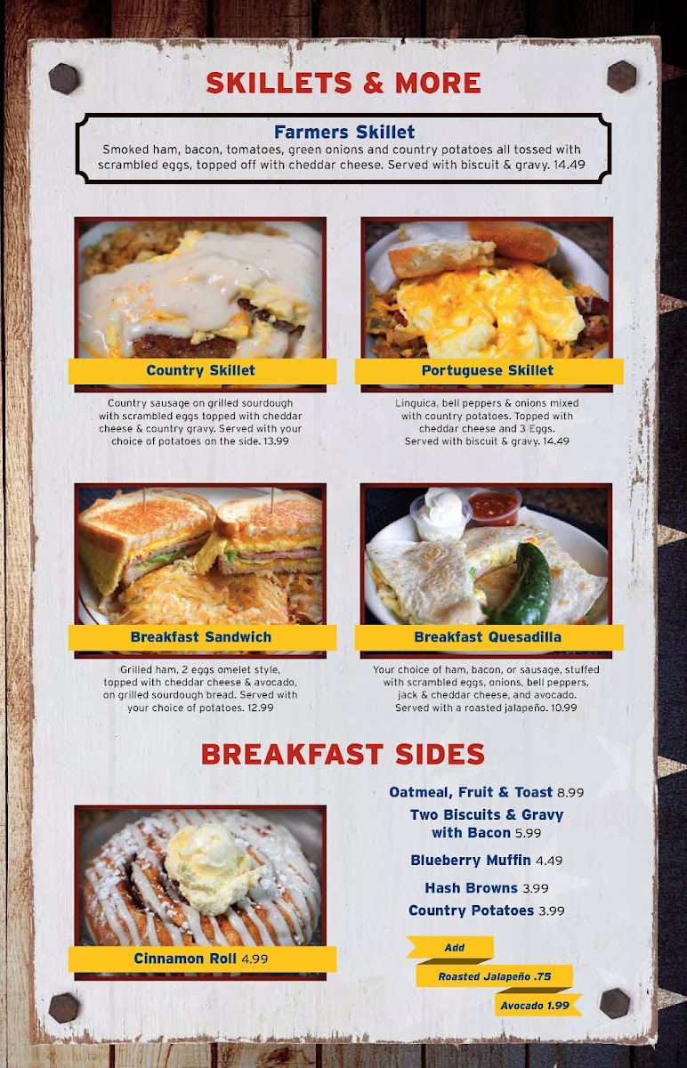 Menu Generals Cafe & Grill-5