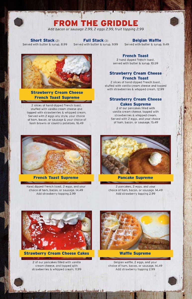 Menu Generals Cafe & Grill-6