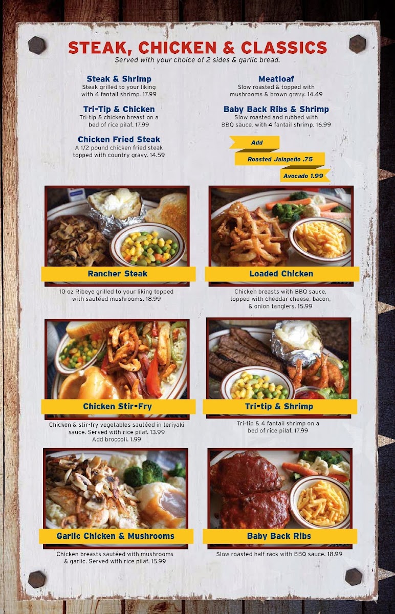 Menu Generals Cafe & Grill-8